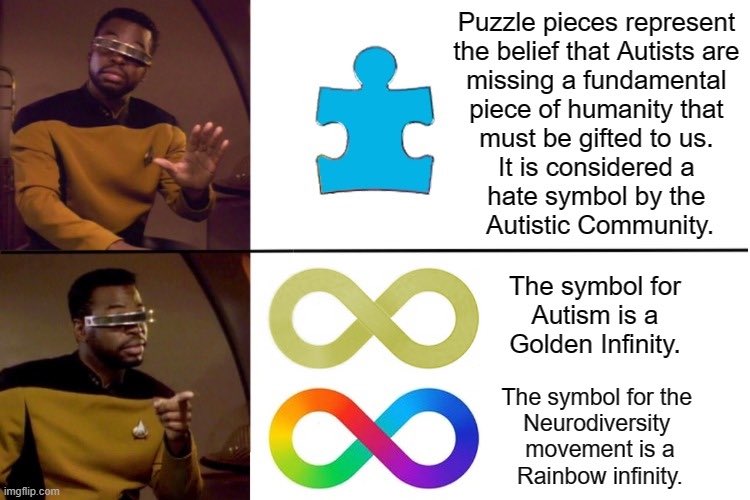 pippiminafowell's tweet photo. #Autism #Autistic #AutismAcceptance #ActuallyAutistic #AutisticInfinity #AutisticLove #AutisticSpectrum #AutisticPride #AllAutistics #AutisticTwitter
#AutisticHappiness
#AutismCommunity
#AutismRights #AutismRightsAreHumanRights #MoreInfinityLessPuzzles https://t.co/GdsDqFIUFV
