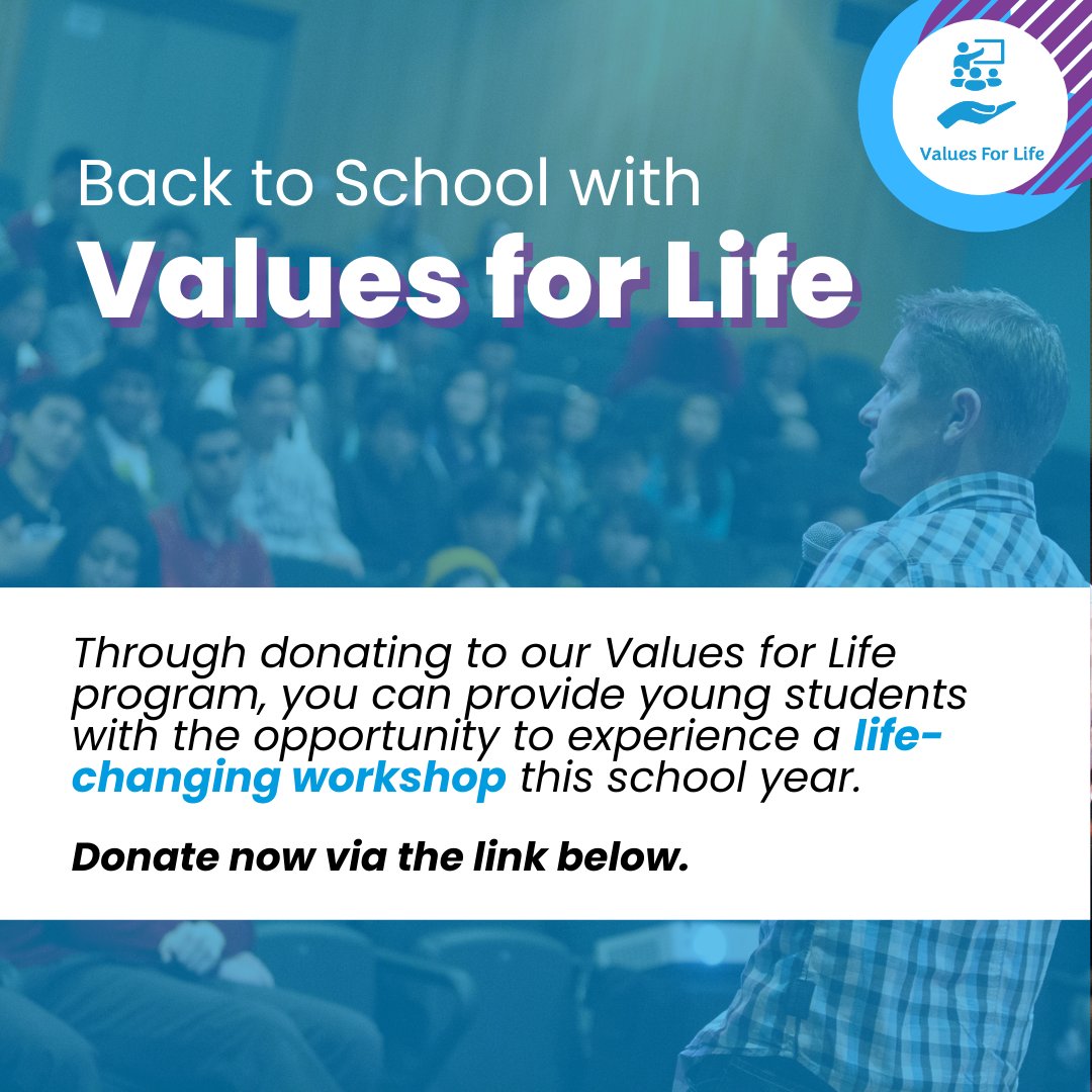 School is back today! You can get involved in making a difference this school year by providing young people with an opportunity to attend one of our Values for Life workshops. 
Support the Values for Life initiative by taping the link here: concernaustralia.org.au/donate/