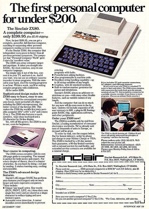 fabiodidone's tweet image. Sinclair ZX80, lanzada al mercado un 29 de enero de 1980 por  Science of Cambridge Ltd., luego conocida como Sinclair Research. Lo demás es parte de la historia. #zx80 #sinclair #sinclairresearch #ScienceofCambridge