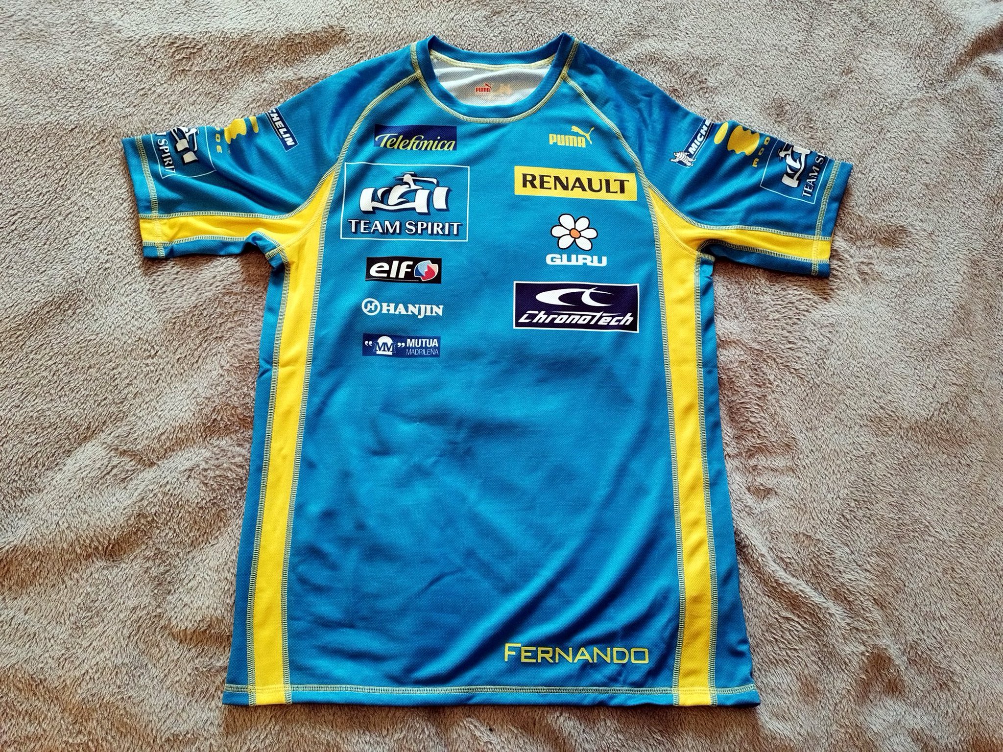 alejandro on X Camiseta renault F1 del ano 2006 de alo oficial comprada en el CircuitoMuseoFA https t QvI76kTrhR X