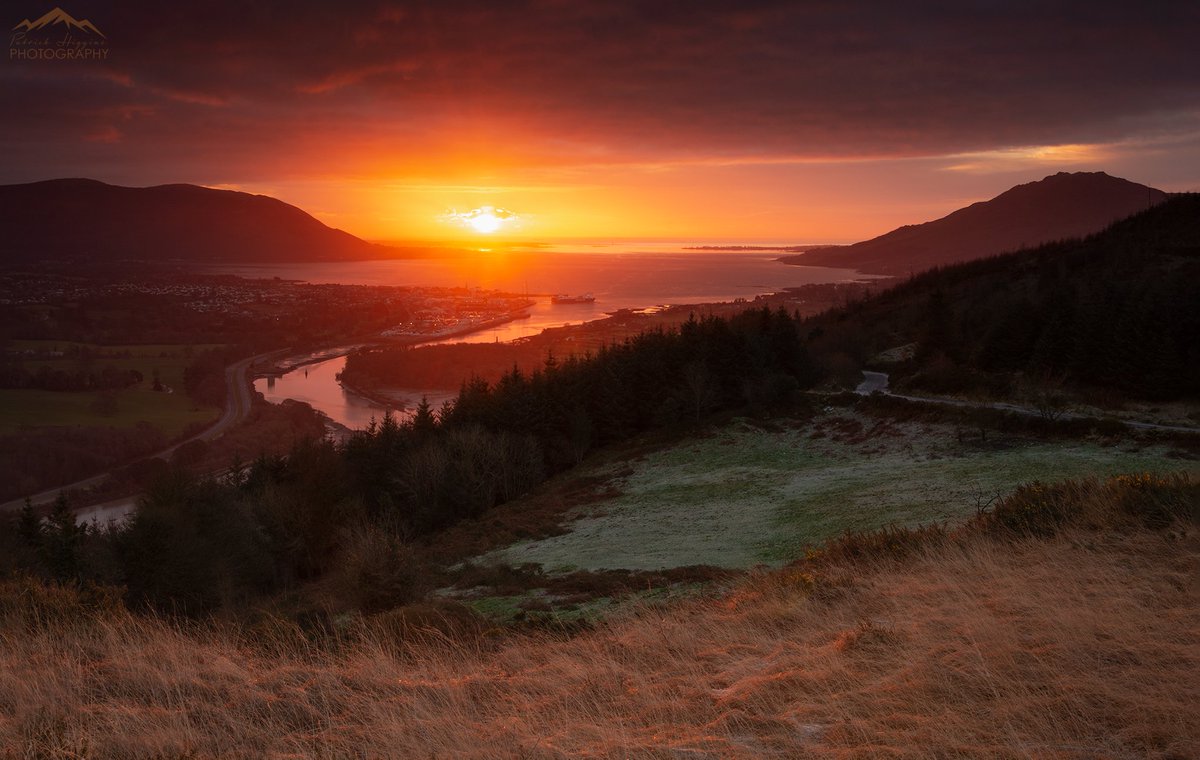 Sunrise from Flagstaff viewpoint. <a href="/WeatherCee/">Cecilia Daly</a> <a href="/angie_weather/">angie phillips</a> <a href="/barrabest/">Barra Best</a> <a href="/BBCNewsNI/">BBC News NI</a> <a href="/coolfm/">Cool FM</a> <a href="/CarlingfordIRE/">Carlingford Lough</a>