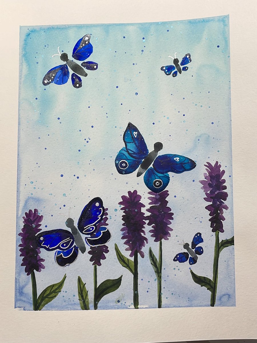 paintliveart's tweet photo. Want to learn how to paint this? Come to beautiful butterflies, tonight at 6pm MST! 

Sign up at https://t.co/jdziHGcT3M ! https://t.co/e9rI6zhM5W