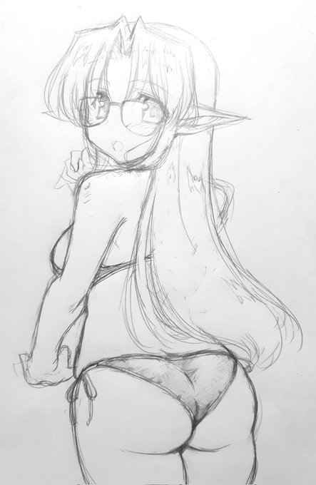 #年齢と絵描き歴晒してびっくりした人がrtしてくれる
46。歴は36年?(クラブ活動)チラ裏落書きからシームレスに今に至ります。頭の中も大体そのまんま。 