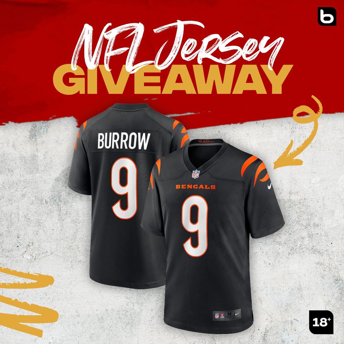 MadelnCanada's tweet photo. 🚨NFL JERSEY GIVEAWAY🚨

We teamed up with @BodogCA to giveaway any authentic football jersey of your choice.🏈 

To enter: 
1. Follow @BodogCA 
2. Like ❤️ &amp; Retweet 🔄 this tweet.
3. Reply w/ your size,team &amp; player you want!

Good luck! 🤝 https://t.co/AJPqnrHC8B