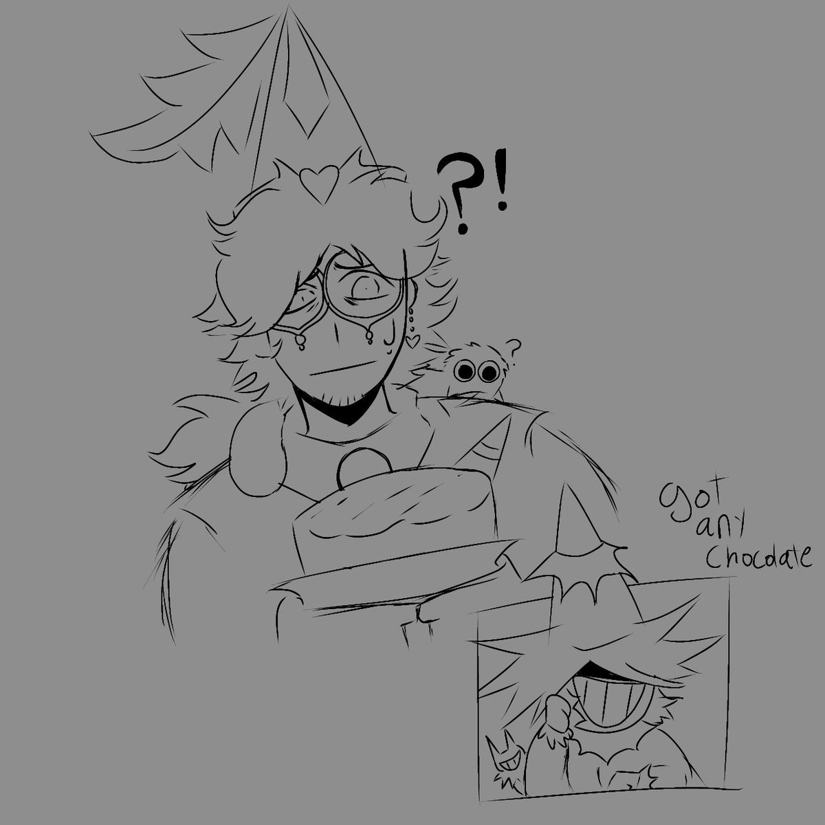 Menacing_Fly's tweet image. I'll draw them in more detail later but look
My WHA Ocs 
THEY'RE BACK
#witchhatatelier