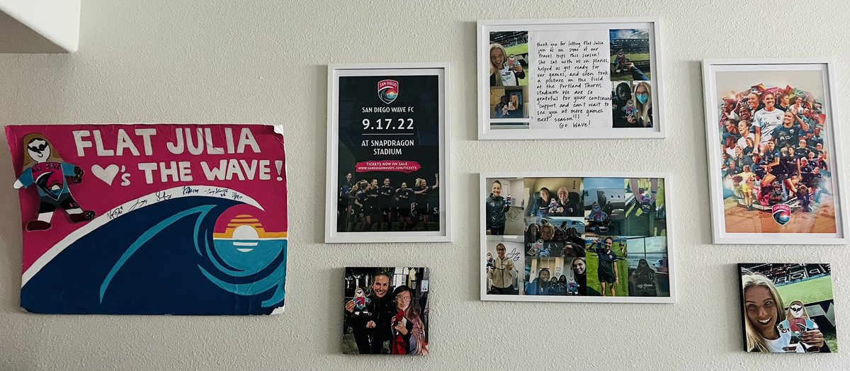 Taryn (@tsv2719) on Twitter photo Thanks to <a href="/KelseyTurnbow/">Kelsey Turnbow</a> the Flat Julia wall has grown!This school project has been such a huge source of happiness for Julia. Art, vicarious adventures, and <a href="/sandiegowavefc/">San Diego Wave FC</a> - Julia couldn’t be happier! #wavefc <a href="/alexmorgan13/">Alex Morgan</a> <a href="/amirahali07/">Amirah Iman</a> <a href="/naomi_girma/">Naomi Girma</a> <a href="/JaedynShaw11/">Jaedyn Shaw</a> <a href="/maddiepogarch/">po</a> Thanks to <a href="/KelseyTurnbow/">Kelsey Turnbow</a> the Flat Julia wall has grown!This school project has been such a huge source of happiness for Julia. Art, vicarious adventures, and <a href="/sandiegowavefc/">San Diego Wave FC</a> - Julia couldn’t be happier! #wavefc <a href="/alexmorgan13/">Alex Morgan</a> <a href="/amirahali07/">Amirah Iman</a> <a href="/naomi_girma/">Naomi Girma</a> <a href="/JaedynShaw11/">Jaedyn Shaw</a> <a href="/maddiepogarch/">po</a>