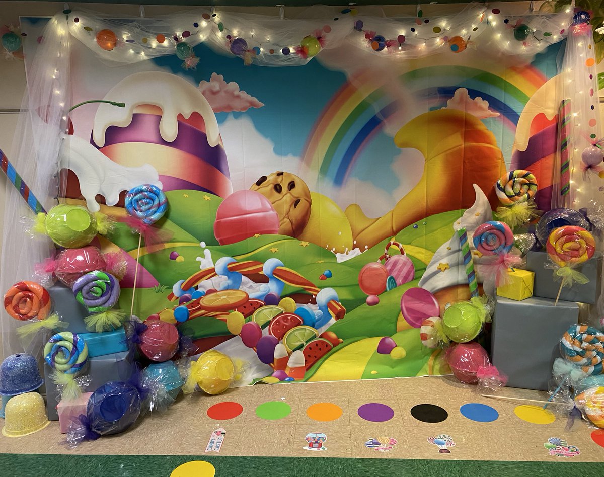 CrazyBookLadies's tweet photo. Come to our Candy Land Book Fair and play a life-sized game 🍭🍭 We are open all week 8:30 am-3:30 pm and also open late for STREAM Night! Book galore and lots more! #ReadingIsSoSweet #BooksAndMeAreMintToBe #WelcomeToCandyLand @PoincianaCCPS @collierschools @Scholastic https://t.co/1HuyrqRa28