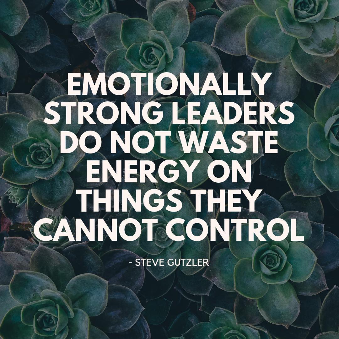 SteveGutzler's tweet photo. Emotional Intelligence Tip: Emotionally strong people do not waste energy on things that cannot control. #EITip #emotionalintelligence https://t.co/TWJcouo8Lj
