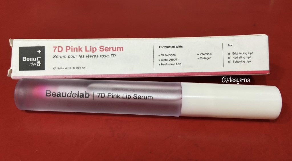 7D Pink Lip Serum🫦 dari @beaudelab Pinkish lip serum beaudelab ini merupakan serum pencerah bibir yang instant memberikan warna pink pada bibir dalam 1x pemakaian
#LipSerum 
#PinkishLipSerum
