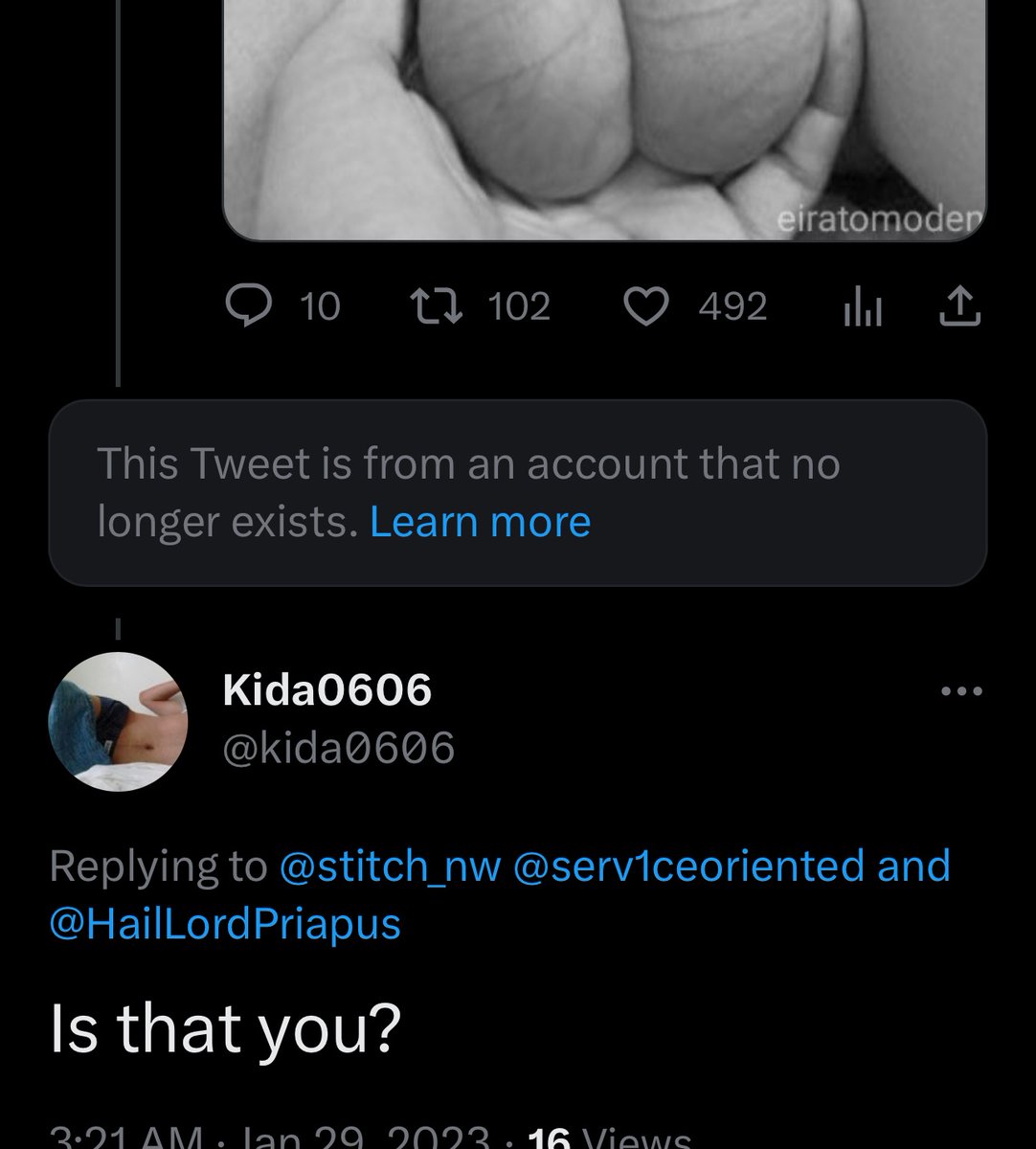 serv1ceoriented's tweet photo. @kida0606 @stitch_nw @HailLordPriapus I’m can either confirm nor deny. https://t.co/Z5ES4cDkot
