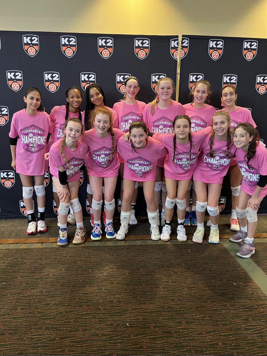mattcrisp's tweet image. Proud of the @a5volleyball 13 Kipp players &amp;amp; coaches for winning the 🚢 at K2 Wilderness at the Smokies tournament. Girls played well together all weekend. #FunToWatch