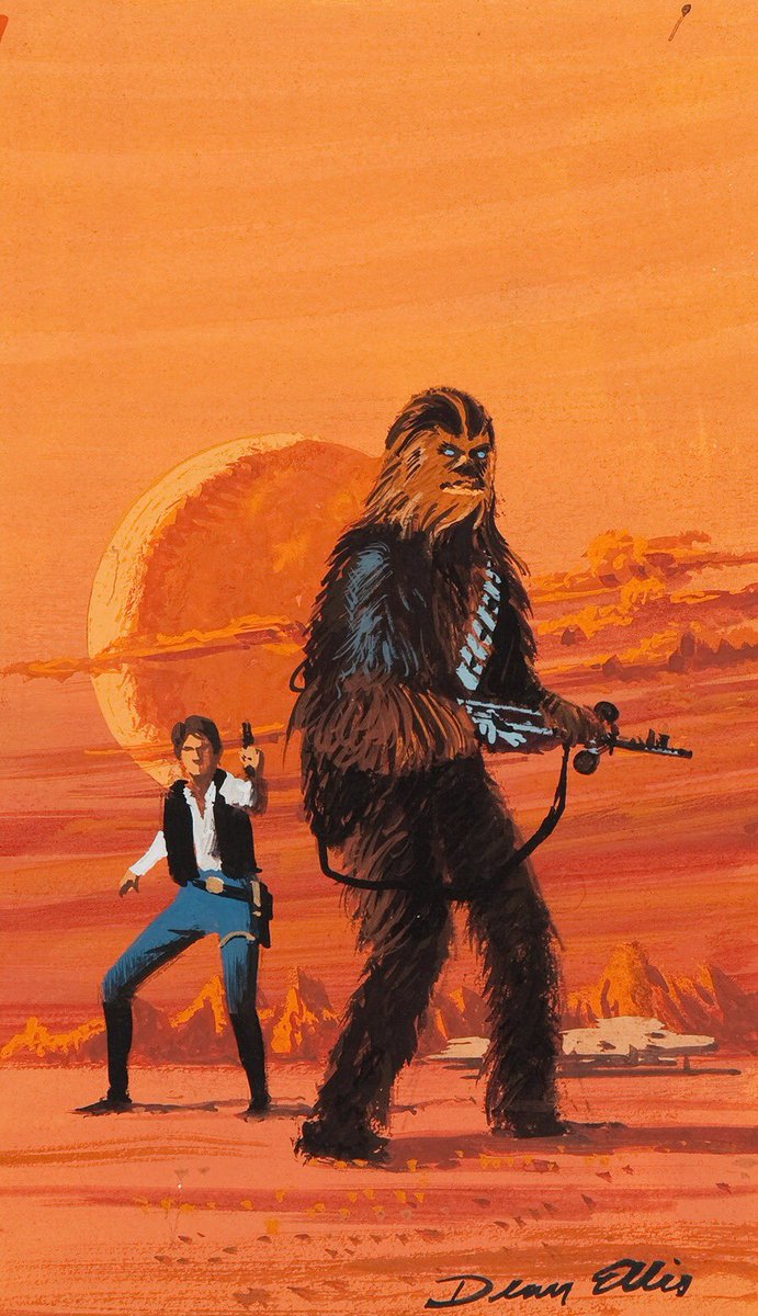 magictoasterfi1's tweet photo. Cover art from The Han Solo Adventures book series

“Revenge” artist: Dean Ellis
“Legacy” artist: William Schmidt
“End” artist: Wayne Douglas Barlowe

#HanSolo #BrianDaley #StarWars #chewbacca #DelRey https://t.co/XJNsWZiZui