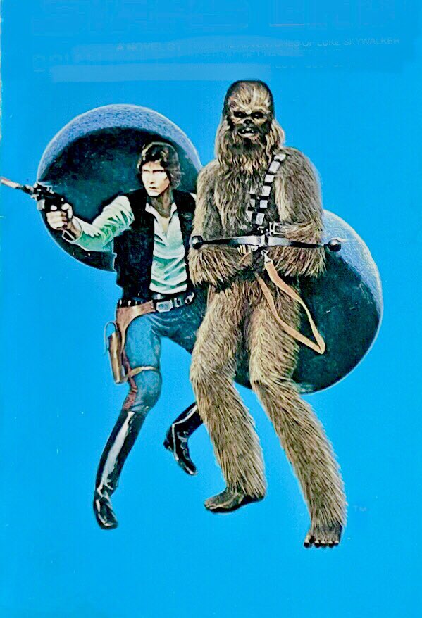magictoasterfi1's tweet photo. Cover art from The Han Solo Adventures book series

“Revenge” artist: Dean Ellis
“Legacy” artist: William Schmidt
“End” artist: Wayne Douglas Barlowe

#HanSolo #BrianDaley #StarWars #chewbacca #DelRey https://t.co/XJNsWZiZui