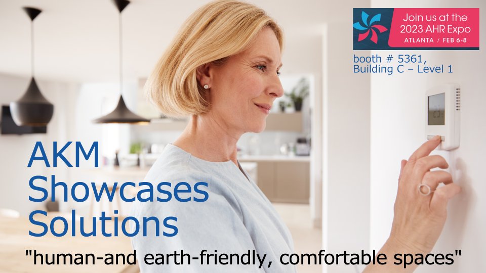 AKMSemi's tweet photo. We (Asahi Kasei Microdevices: AKM) introduce the products and solutions we are developing to create "human-and earth-friendly and comfortable spaces". Be sure to visit the booth and touch on AKM's latest technology at AHR EXPO 2023.
https://t.co/5f16pZLsvl
#AHREXPO #sensors https://t.co/1hRgqAtgSV