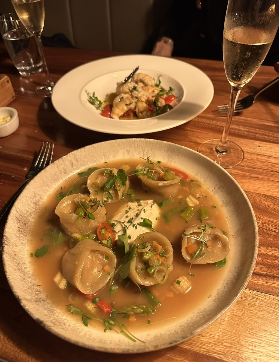 Delicious gnocchi in miso soup 🍲 <a href="/SueseyStreet/">Suesey Street</a> gem of an underground restaurant in #Dublin D4