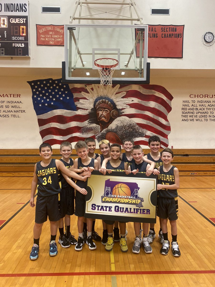 Look at these boys. The TJ 4th Grade Boys team won the Indiana Tournament going undefeated on the weekend and punched a ticket to the PA State Championship in State College. They played hard all weekend and earned the Ship!!!! <a href="/TJ_Jaguar_Hoops/">TJ HS Boys Basketball</a> <a href="/tj_jungle/">The Jungle</a> <a href="/TJHSJaguars/">TJHSJaguars</a> @JHIS_wjhsd