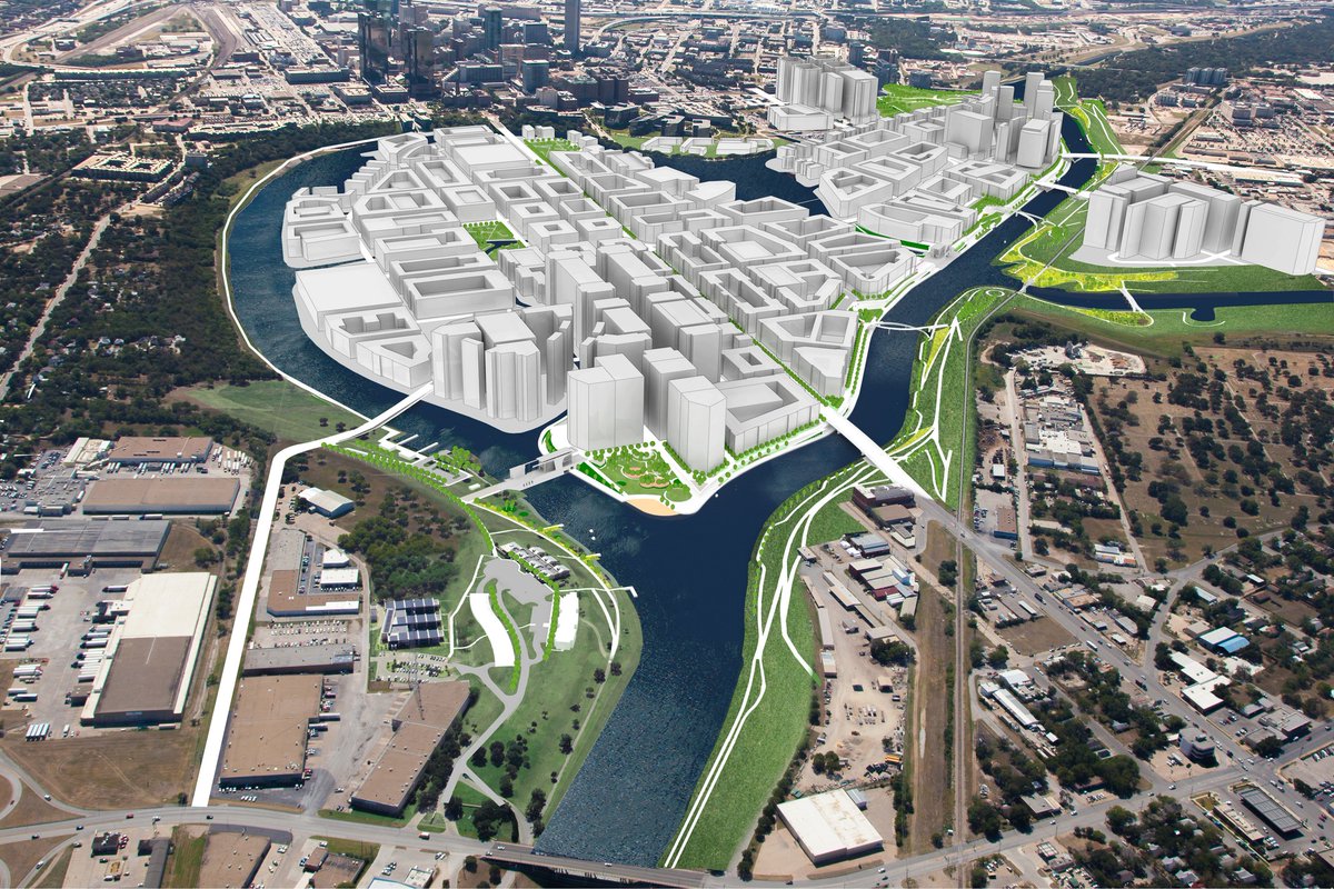 The Panther Island project is a local initiative stemming from the City of FW’s Comprehensive Plan. The city has rezoned the district north of downtown (Panther Island) to provide a mixed-used district of greater density. Learn more about this project: ow.ly/Sja050MsVXx