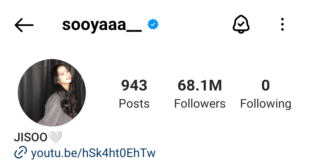 BLΛCKPIИK EИT. FANBASE on Twitter "JISOO (sooyaaa__) has now