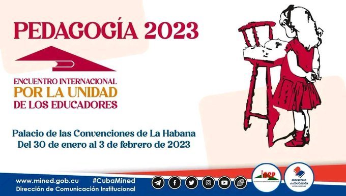 elsa_ena's tweet photo. Faltan pocas horas para el inicio de la XVIII edición del Congreso Internacional Pedagogía, bajo el lema, Por La Unidad de los Educadores. #CubaEduca @DiazCanelB @MMarreroCruz @JorgeLuisPerd20 https://t.co/2hmvKGZgTY