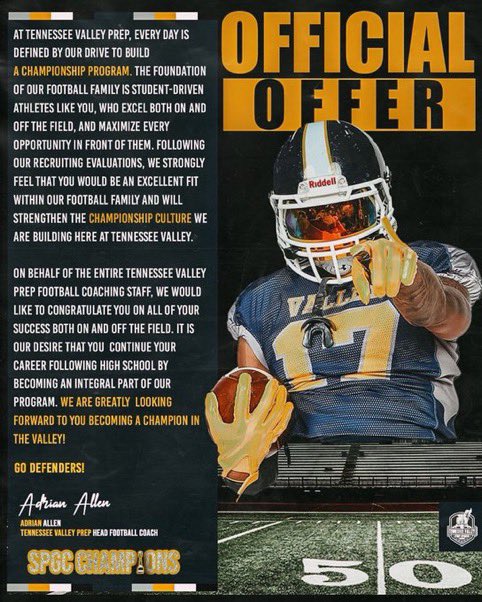 Thank You <a href="/Coachjb_10/">Jacob Borden, CSCS</a> for my second offer (1st prep) ‼️🙏🏾