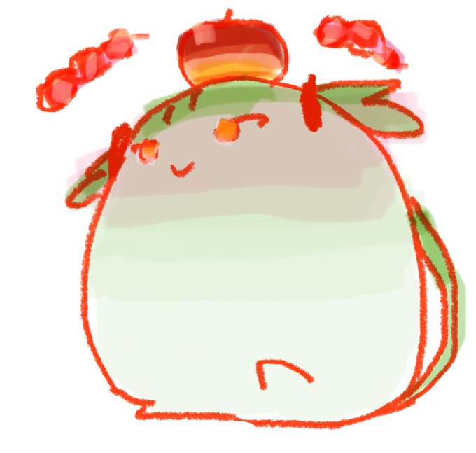 デカチュガルとか新しく種類作っておきながら過去にも大きな個体のちゅがるんが溢れていたりする🍎 