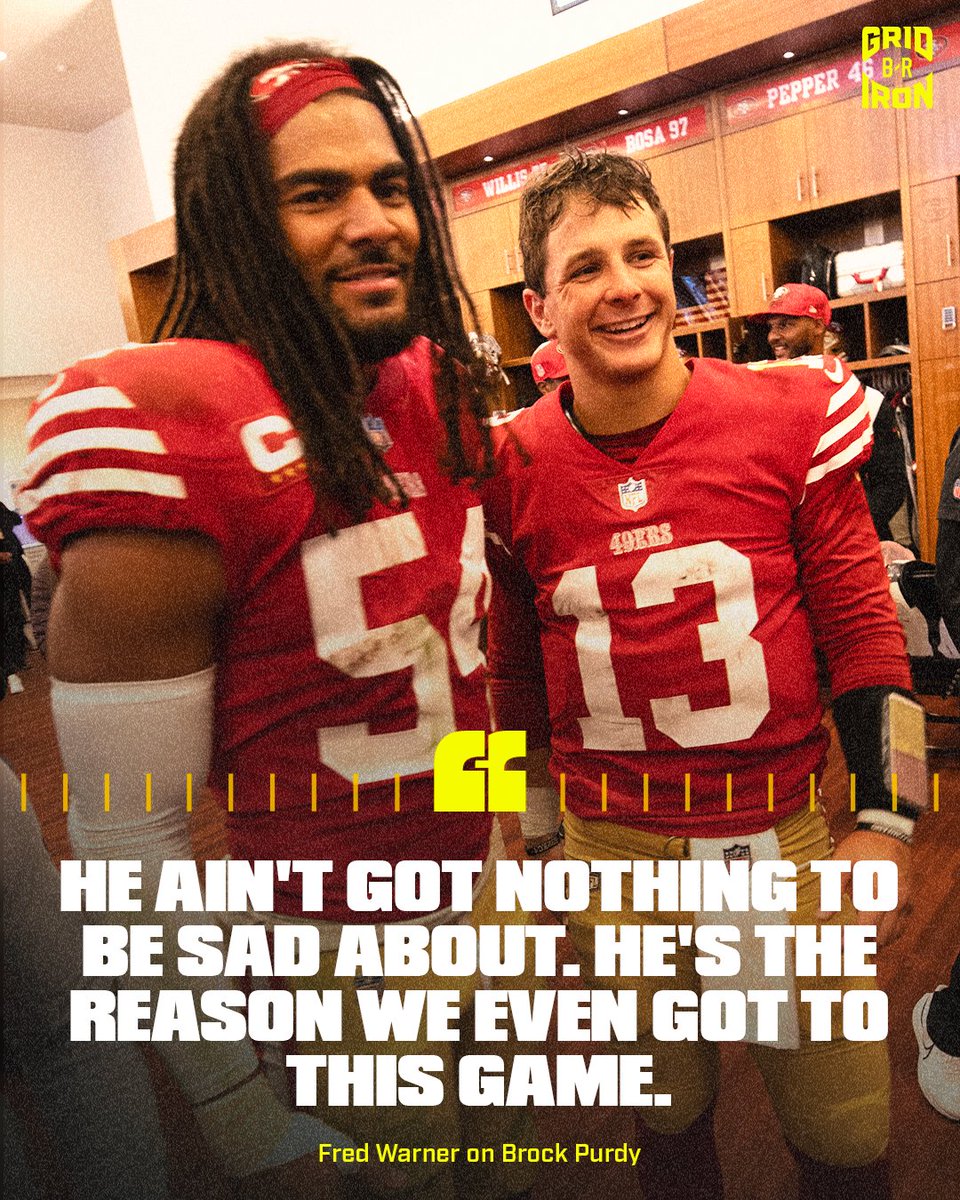 Warner gives Purdy his flowers 👏