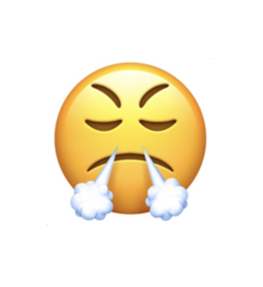 taracq17's tweet photo. TODAY YEARS OLD WHEN I REALIZED THE BLOWING STEAM EMOJI IS NOT FLIPPING PEOPLE OFF https://t.co/MUuueGwZvs