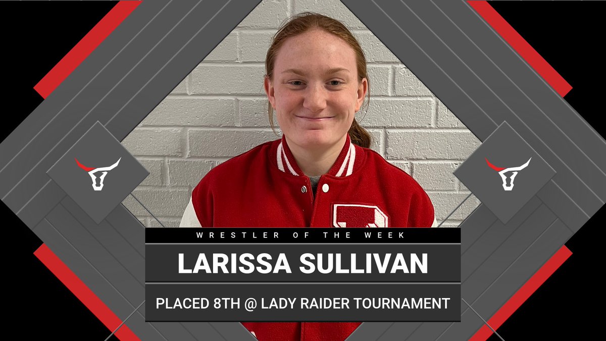 LW_GirlsWrestle's tweet photo. The Wrestler of the Week is Larissa Sullivan. So proud of her effort at the Lady Raider Tournament. @LW_Wrestling_ @LW_Athletics https://t.co/sYMkhQT0IP