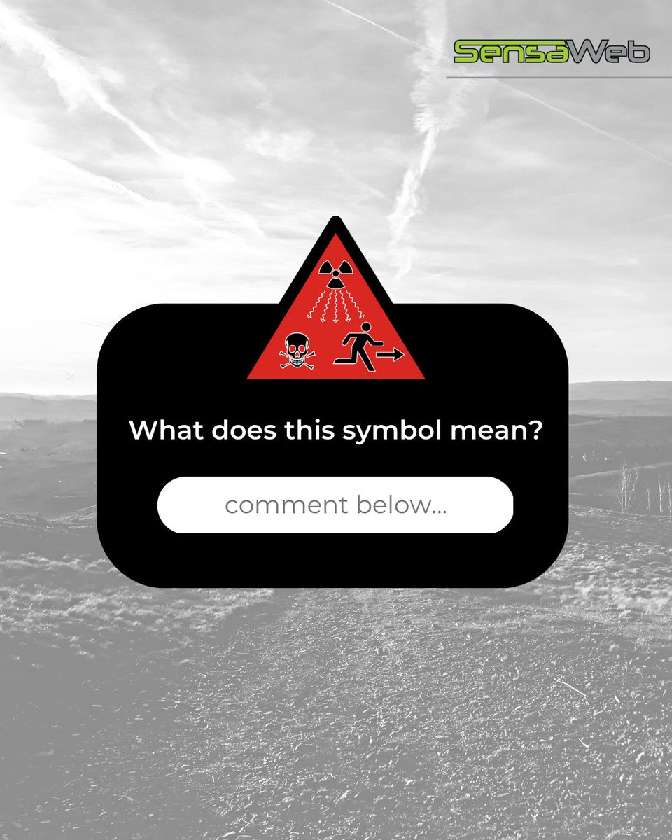 sensa_web's tweet image. Let&apos;s test your radiation knowledge! What does the red and black symbol mean? ☢️

#SensaWeb #Radiation #RadiationMonitor