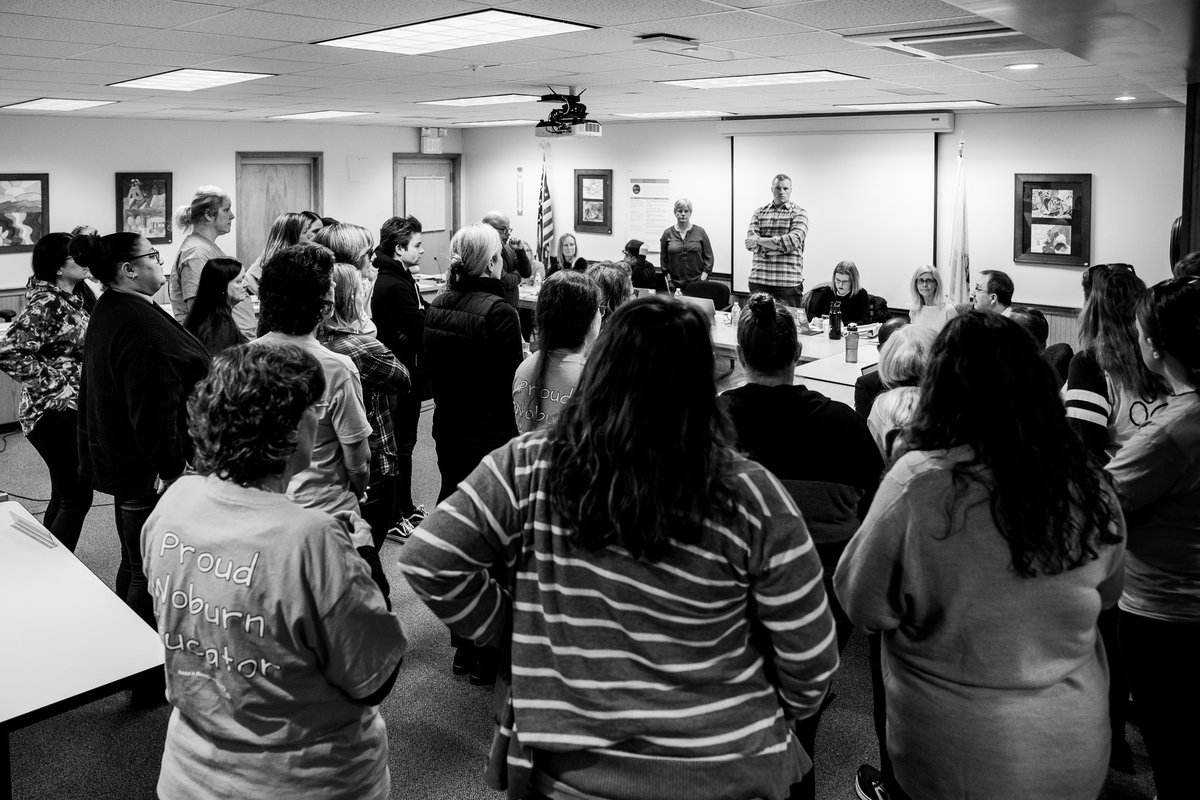 Woburn Teachers Association tweet media