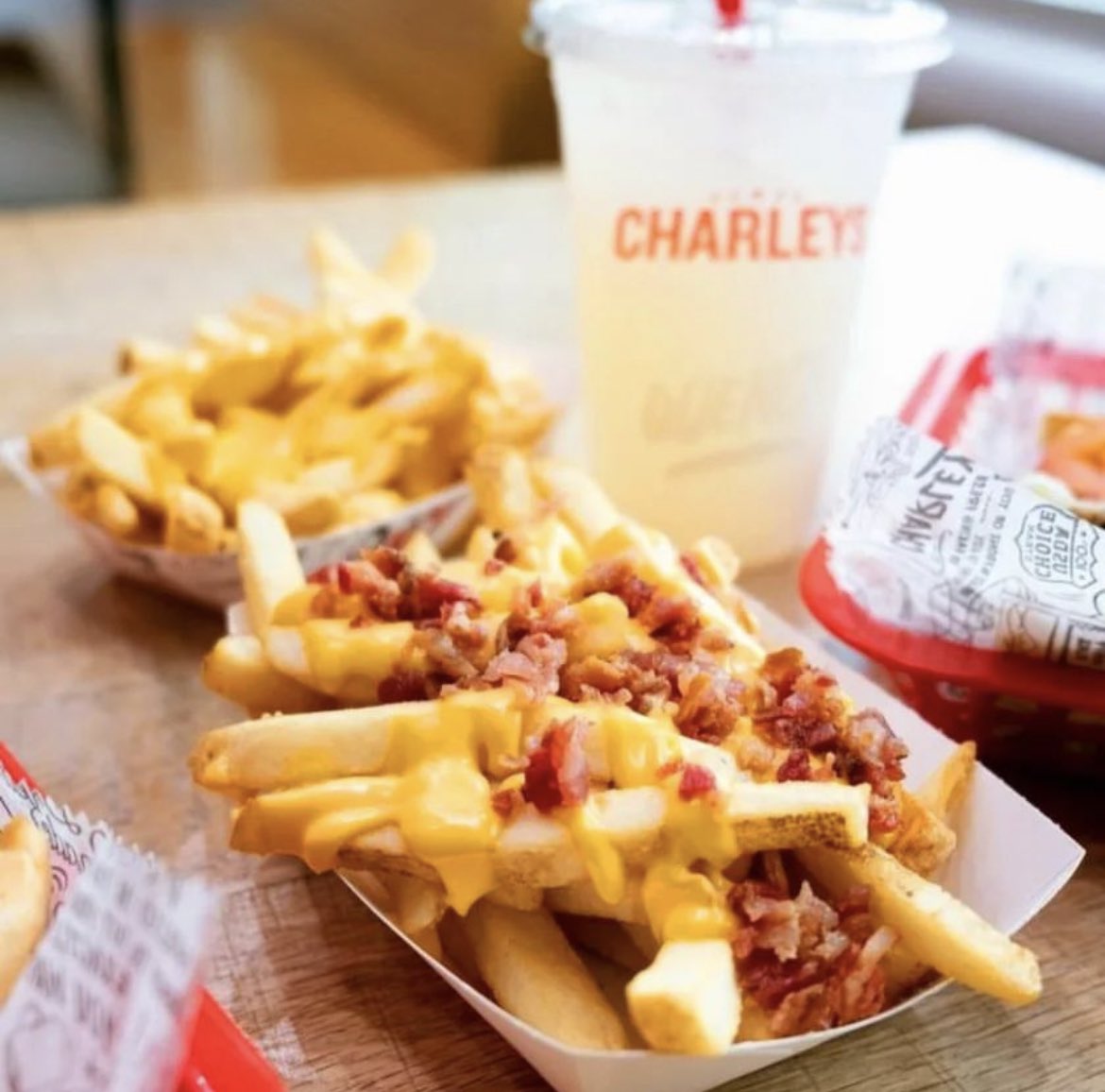 GPOguam's tweet photo. REPOST: Best combination Cheese Bacon Fries &amp; Lemonade

Charley’s Philly Steak is open 10am - 9pm daily.  

#gpoguam #guampremieroutlets #charleysguam #guam #guamfood #GPOeats https://t.co/jDR2FwwFNb