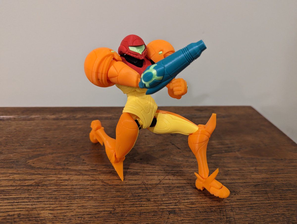 sliverbaer's tweet photo. Mission Complete.
Samus
https://t.co/0KlJMwU3Rj
Printer:
@Prusa3D MK3S+ with @E3DOnline Revo .25 nozzle
Filaments:
@Polymaker_3D PolyLite Orange and PolyTerra Red
#VO3D Taxicab Yellow
@SliceWorx3D Ocean Cyan
#Alien3D Gamma Ray Green
and some @3DGloop
#3DPrinting https://t.co/znuCV7GdEm
