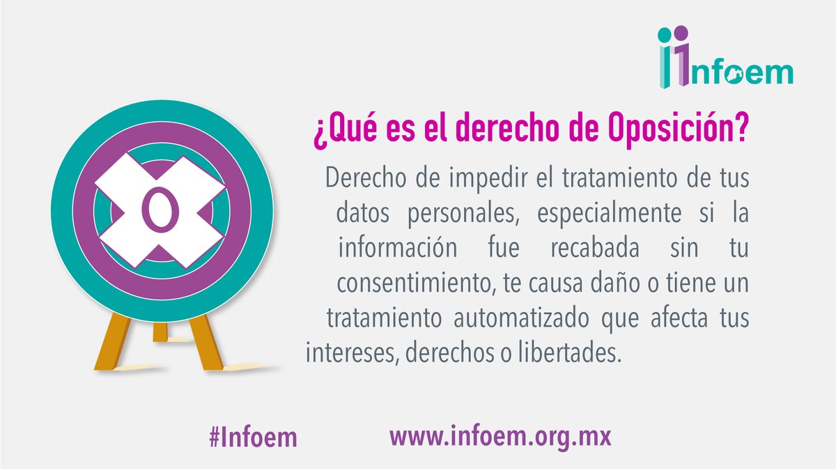 Infoem's tweet photo. ❎ Si no autorizaste que utilicen tu información o datos personales es importante que ejerzas tu derecho de oposición.

#DIPDP2023 #YoCuidoMisDatos🛡️ https://t.co/xhZvdWLQp8