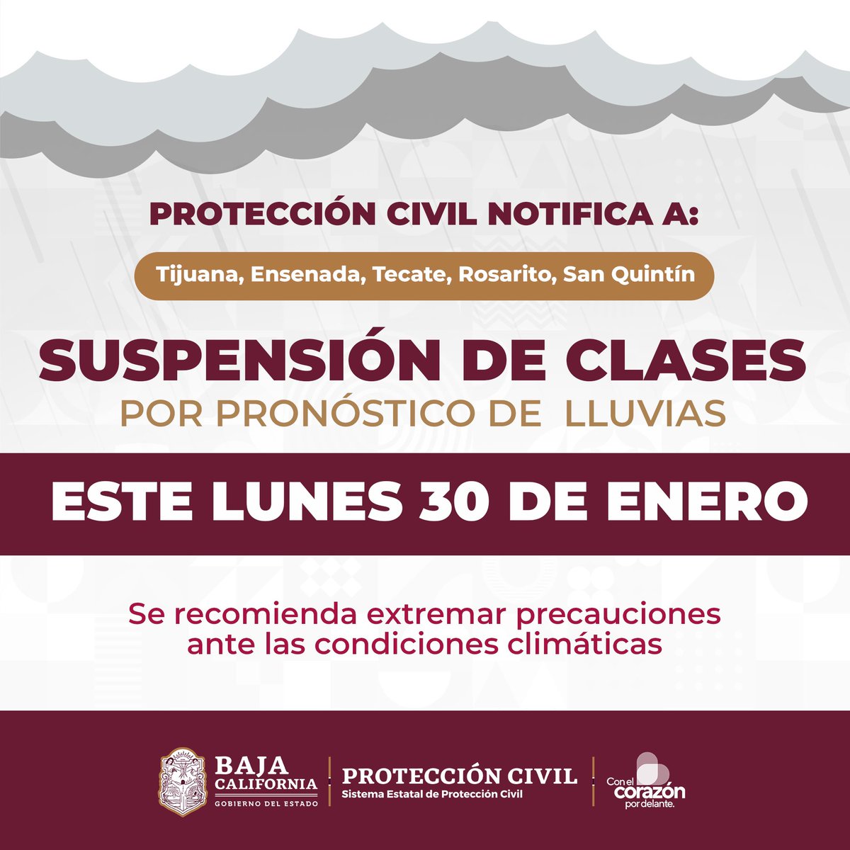 MarinadelPilar's tweet photo. Las y los invito a mantenerse atentos a las recomendaciones que haga Protección Civil del Estado para protegernos a nosotros y a nuestros seres queridos. 

Los seguiremos informando. https://t.co/0iqdk6Fn8P