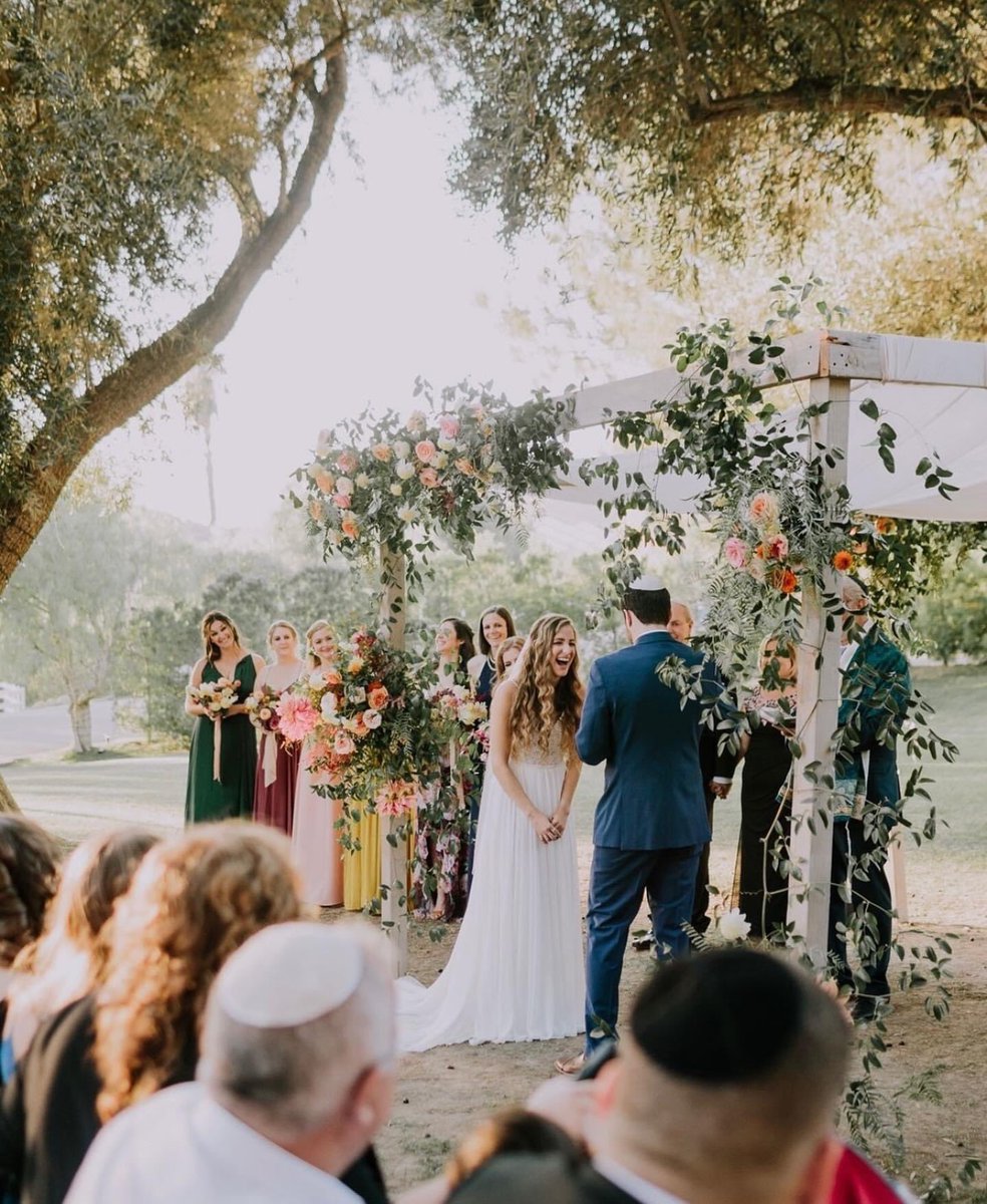 Those smiles say it all 🤍

Couple: @stavlevyhalabe @jeremyhalabe
Photography: @letsfrolictogether
Film: @amariproductions
Florals: @wildmusefloral
DJ: <a href="/redshoela/">Red Shoe Society LA</a>
H&amp;MUA: <a href="/megoharebeauty/">Meg O'Hare Beauty</a>
Officiant: @californiarabbi
Rentals: @hollywoodeventrentals
Dress: @thedresstheorysandiego
