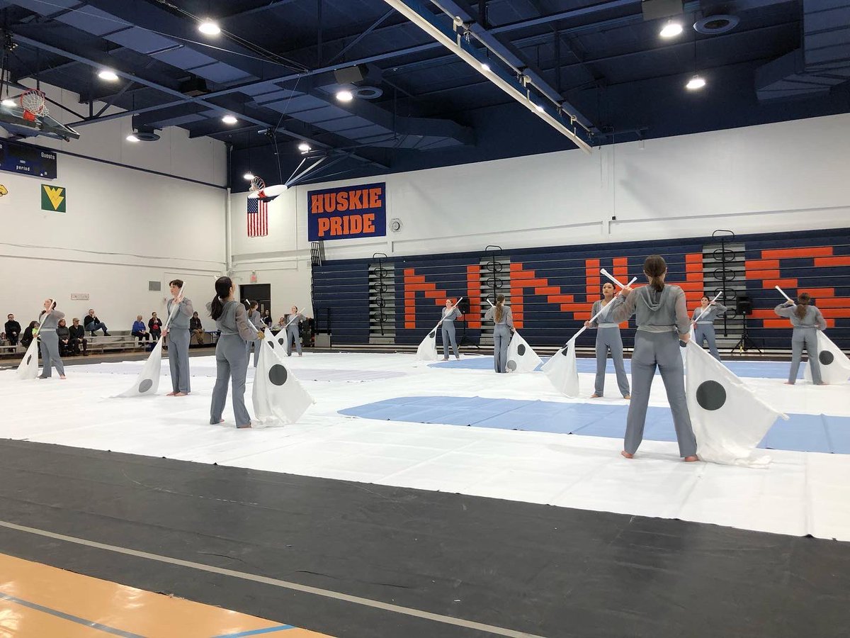 StaggColorGuard's tweet image. A few pics from our first contest of the 2023 season. The Guard finished 1st in class SAA (out of 7 teams).