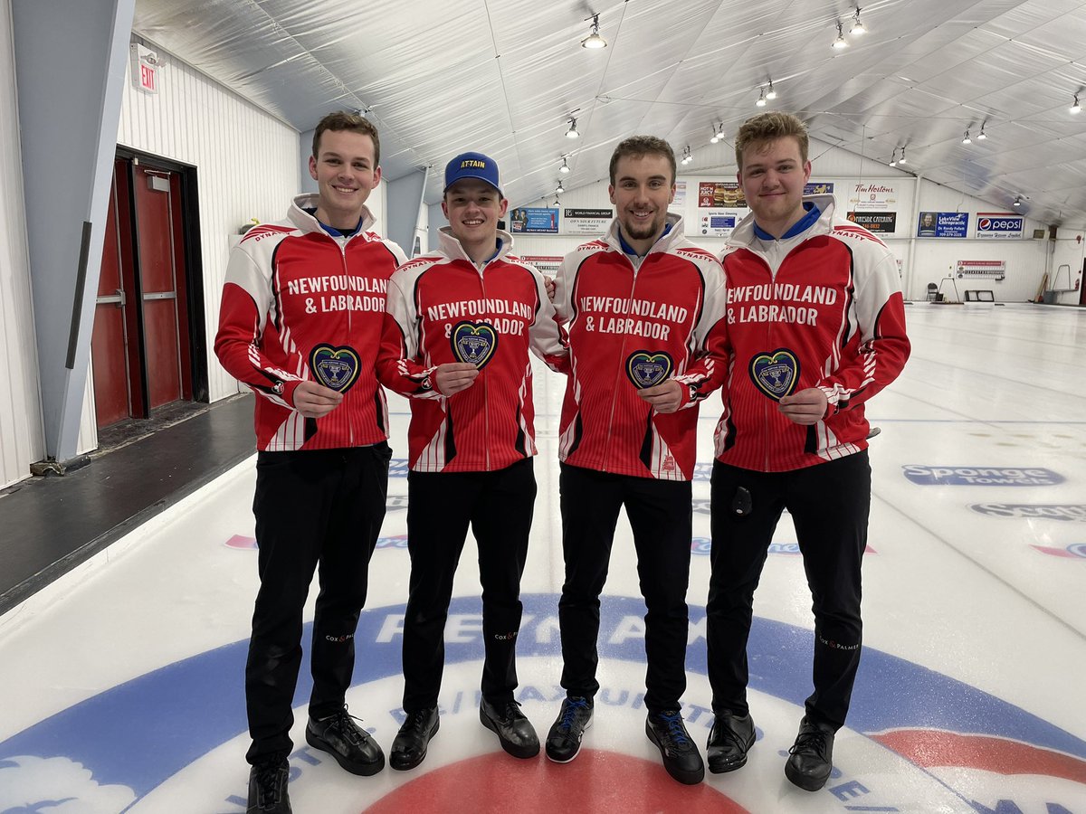 Team_NYoung's tweet image. 2023 Tankard Champions!! 

What a week. 

We are so excited to be your Team Newfoundland and Labrador at the 2023 Tim Hortons Brier in London, ON! 

Hats off to @TeamGregSmithNL on a fantastic week! Proud to have played you guys in such an amazing final game.