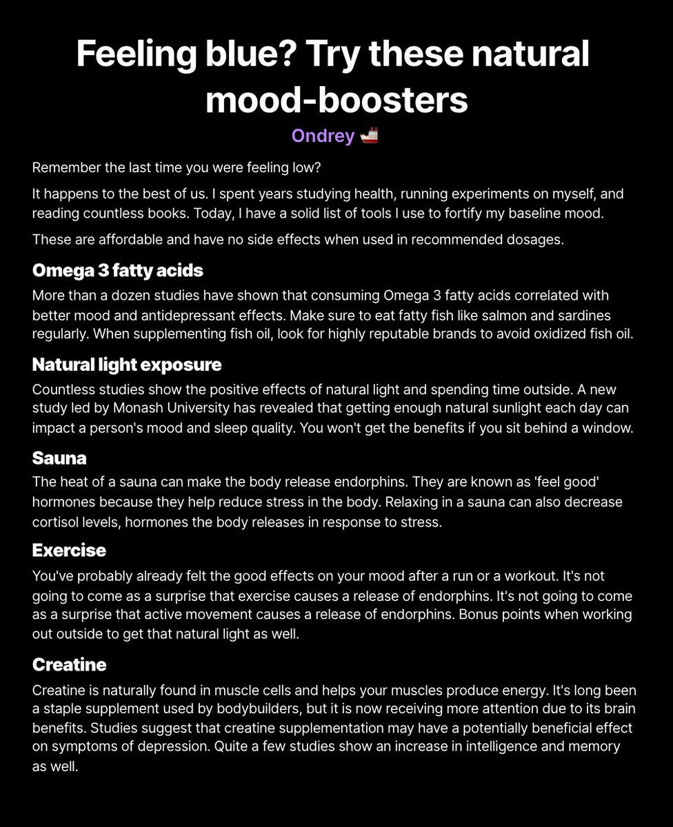 Feeling blue? Try these natural mood-boosters

#ship30for30