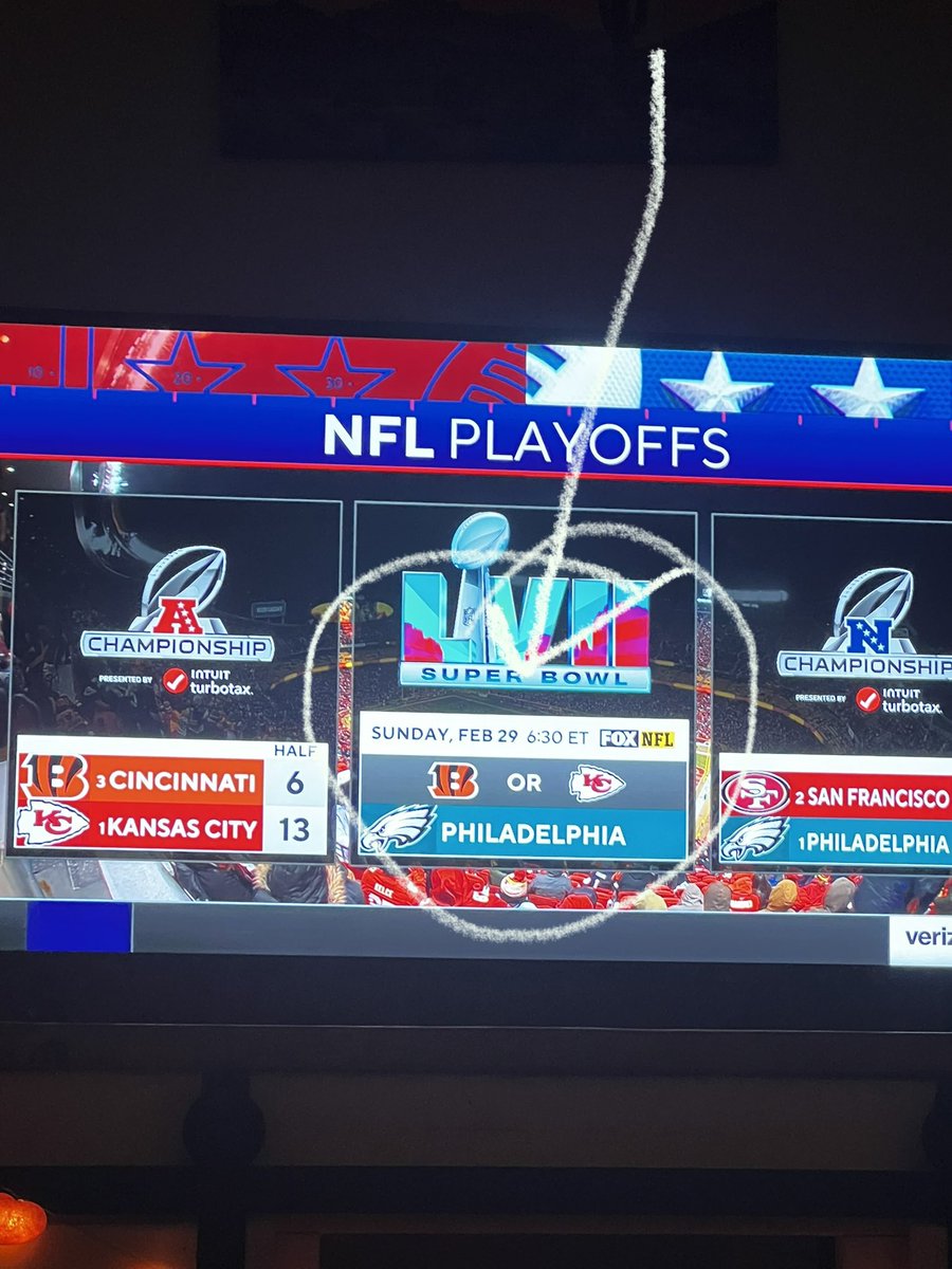 Anyone else catch this?!?!  What is CBS trying to say? FEB 29th?!? <a href="/CBSSports/">CBS Sports</a>