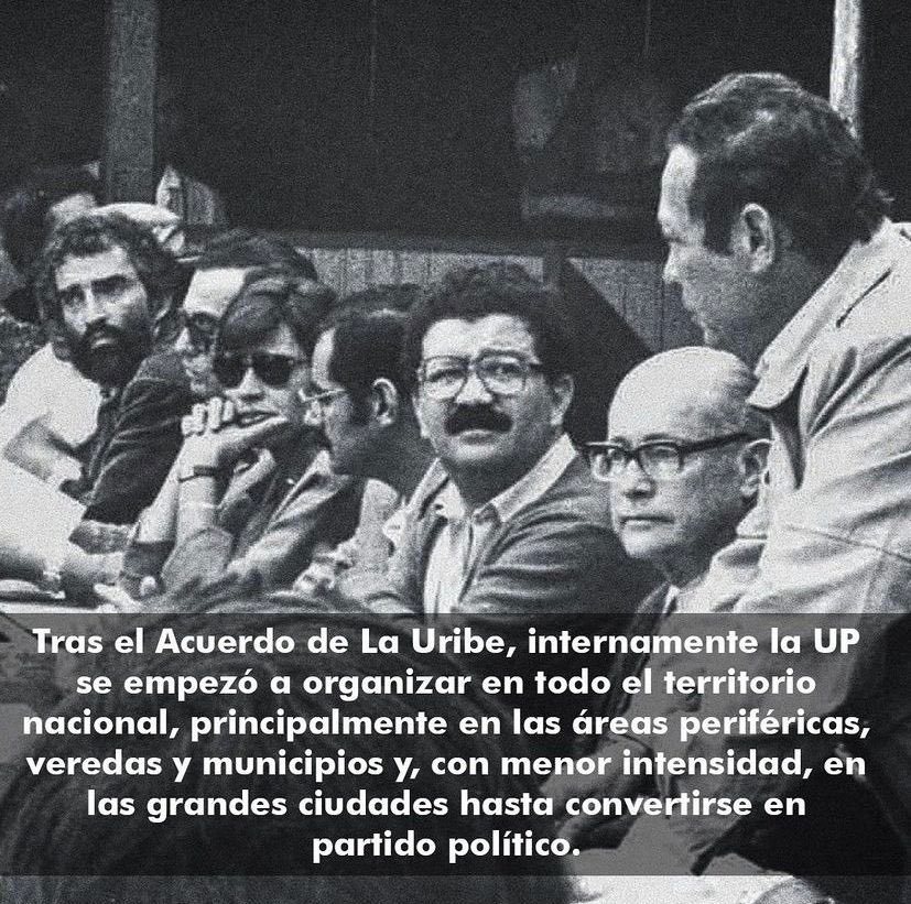 CorpReiniciar's tweet image. #Reiniciar30AñosLitigandoElCasoUP 

ACUERDO DE LA URIBE:La Unión Patriótica (UP), nació 28 de mayo 1985 producto dl proceso de paz entre el gobierno d Belisario Betancur y Fuerzas Armadas Revolucionarias- Ejército del Pueblo (FARC-EP).

#NuncaMasOtroGenocidioEnColombia 
Abro 🧵