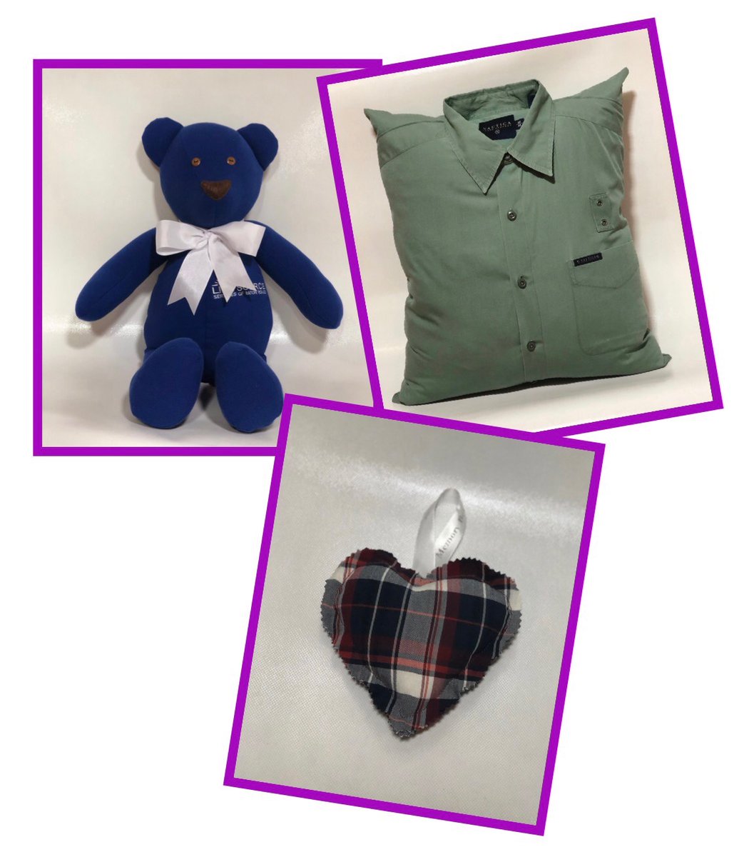 I sew:
Memory bears, pillows and heart ornaments out of your loved ones clothing
Check out- ‘Memory Bears by Danielle’ on Facebook 
❤️