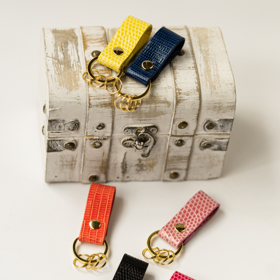 週末限定直輸入♪ フィロソフィー キーリング レザーフラップminimimi