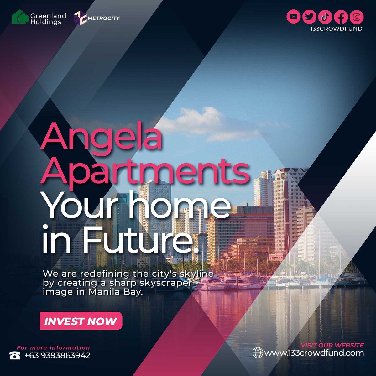 133crowdfund's tweet photo. “You’ll never become rich if your money isn’t working for you when you’re sleeping.”
Message us for more information, Go visit and register to our website https://t.co/6C21G85Dyx
#InvestNow #realestateinvesting #properties #angelaapartments #metrocity #133crowdfund https://t.co/IcQDjRTcRn