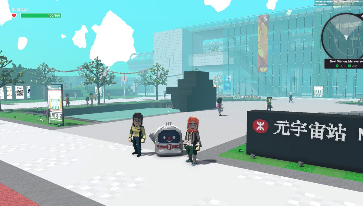 skkccccx's tweet photo. @TheSandboxGame I found the Delivery Robot in Next Station: Metaverse! 🚉 #LunarNewYearTSB https://t.co/yFwEuHewb1