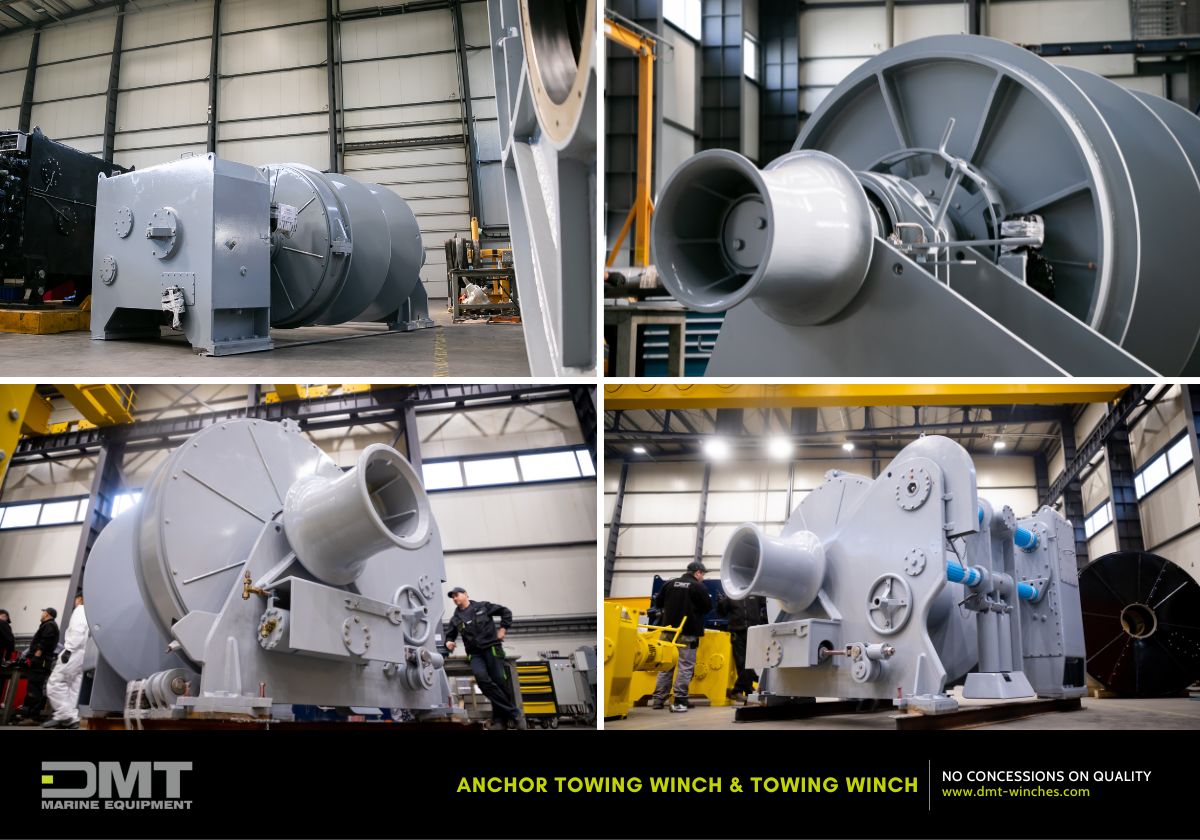 Anchor Towing Winches and Towing Winches in the spotlight.
Our winches are designed to handle heavy loads easily and offer exceptional strength and durability. 

Discover more: dmt-winches.com 

#winches #shipbuildingindustry #maritimeindustry