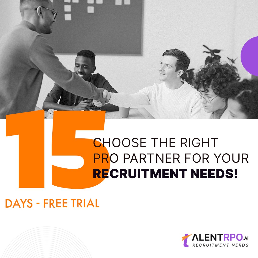 Send your requirement to contact@talentrpo.ai & Get 15-Days Trial.

Choose The Right PRO Partner for your recruitment needs!

#recruitment #rposervices #hiringpartner #usrecruitment #trustedpartner #talentrpo