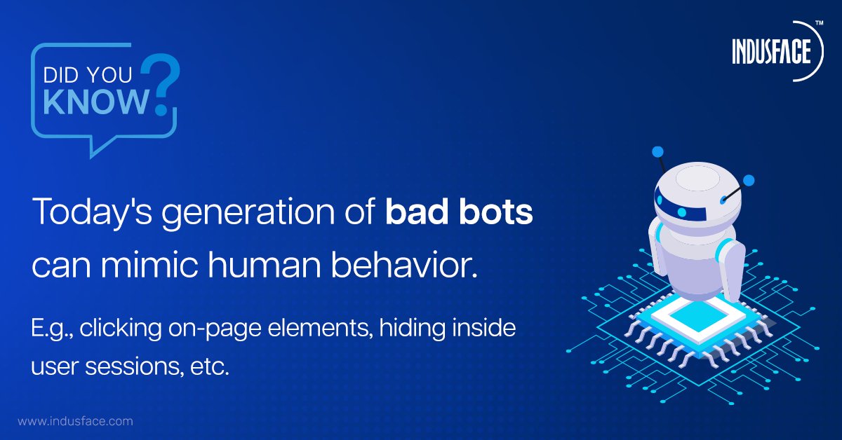 Indusface's tweet image. 👉 Traditional methods of #Bot detection are proving ineffective in today's landscape.
Understanding bad #bots are becoming tricky, and the need for behavioral-based #botdetection is increasing daily. (see in thread)
#botattacks #ddosattacks #botsolution #apptrana #indusface