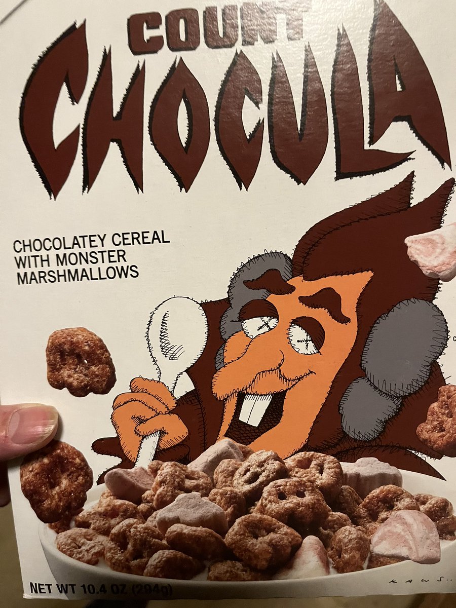 Joschwabost's tweet image. Rough night football wise! That’s the game though most years. Finishing my night by cracking open the last box of my stash of #CountChocula by @GeneralMills! Some comfort food for sure 😅. My favorite cereal to ease the losses 🥹.