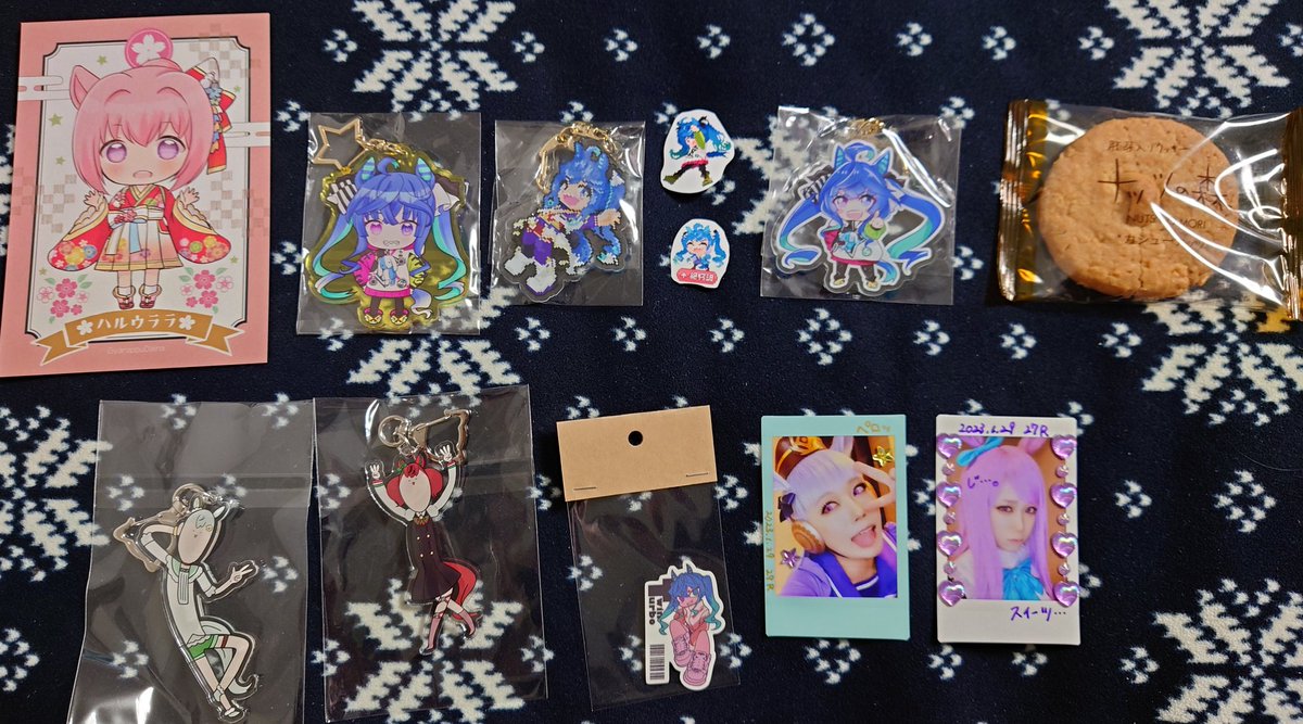 続きまして!2/2
我ながらたくさん買いましたなぁ〜!😂😂
たぼしグッズもたくさん買えたのでぼかぁ幸せですたい✨
次のイベントも楽しみだ〜〜〜!
ひとまず、サークル参加された方、売り子として参加された方、そして一般の方々もおつかれさまでした!! 