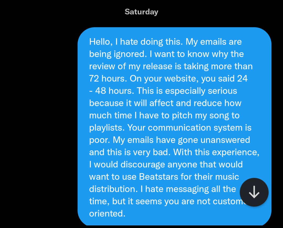 KlanUdeme's tweet photo. @BeatStars I have sent several emails to your support and they have gone unanswered. Commented on your posts on social media and still haven't gotten any response. I have made posts and tagged you, but still no response. I have DM'd all your handles, but still no response. https://t.co/0QJRtlFCco